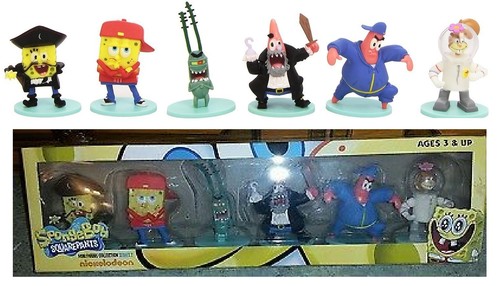 Set lotto pupazzi - set, spongebob